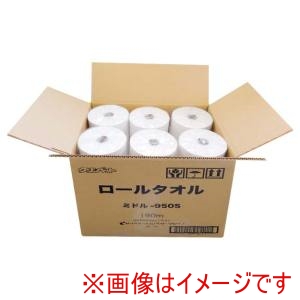 江部松商事 EBM EBM ロールタオル ミドル950S 再生紙 12本入 江部松商事