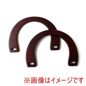 日本紐釦貿易 Nippon Chuko 日本紐釦 木製 持手 2本1組 W15×H10.7cm 茶 KT332