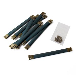日本紐釦貿易 Nippon Chuko NBK バネ口金 12cm 10本 AG アンティークゴールド JS8002 日本紐釦貿易