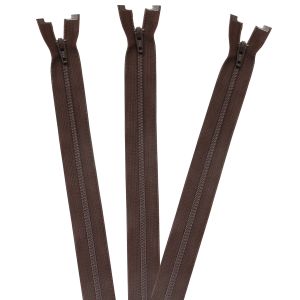 日本紐釦貿易 Nippon Chuko NBK ビスロンオープンファスナー 56cm 3本入り col.570 茶 3CFOR56DA-570 日本紐釦貿易