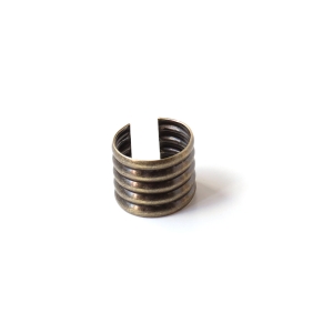 日本紐釦貿易 Nippon Chuko NBK 柄カン タッセルカン 外径W15×H18mm 10個入 アンティークゴールド M102-AG 日本紐釦貿易