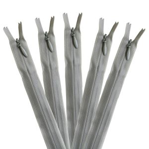 YKK YKK コンシールファスナー 56cm 5本入 col.577 グレー KS56-577