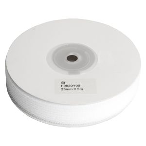 クラレファスニング クラレファスニング マジックテープ フリーマジックタイプ 25mm巾×5m 白 F11-BERF25-5-1