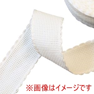 ツヴァイガルト ツヴァイガルト AIDA BAND 3cm 14ct ステッチテープ 1mカット オフホワイト Made in Germany ZW7003-CUTM-11