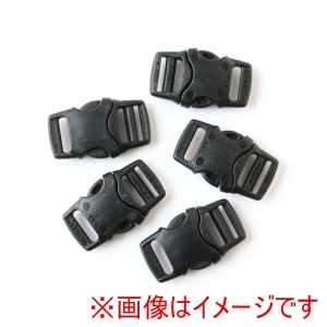 日本紐釦貿易 Nippon Chuko NBK Y.K.K プラスチックパーツ プラパーツ バックル 黒 10mm巾 5個入 LB10-580 日本紐釦貿易