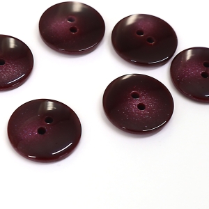日本紐釦貿易 Nippon Chuko NBK サマーカジュアルボタン 20mm 6個 エンジ 153-20-28 日本紐釦貿易