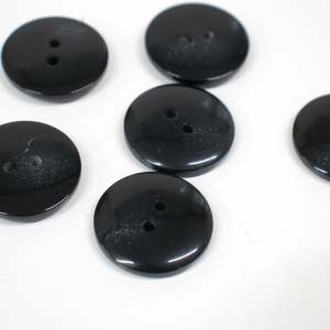 日本紐釦貿易 Nippon Chuko NBK サマーカジュアルボタン 23mm 6個 黒 153-23-09 日本紐釦貿易