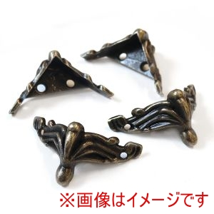 日本紐釦貿易 Nippon Chuko 日本紐釦 猫足 金具 大 4個入 アンティークゴールド ACF2-AG