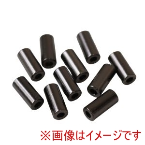 日本紐釦貿易 Nippon Chuko 日本紐釦 ひも先 金具 小 10個入 ブラックニッケル SGM904-BN