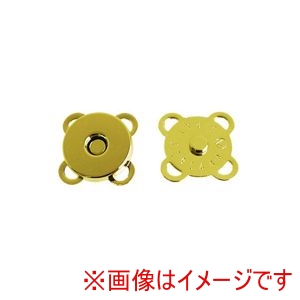 日本紐釦貿易 Nippon Chuko 日本紐釦貿易 うす型縫い付け マグネット 直径10mm 30個入ゴールド SM6-G-30