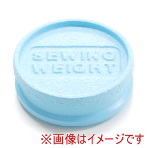 日本紐釦貿易 Nippon Chuko NBK カラーソーイング 文鎮 CANDY WEIGHT 直径60mm 高さ20mm 重さ320g ミルキーブルー NI-78411 日本紐釦貿易