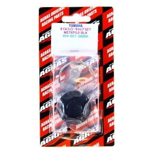 アグラス AGRAS アグラス 454-027-300BK オイルフィラーキャップ ブラック YAMAHA (M27XP3.0) AGRAS