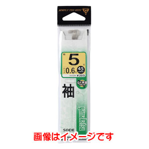 がまかつ Gamakatsu がまかつ 糸付 茶袖 7号 ハリス 1 11-014