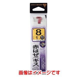 がまかつ Gamakatsu がまかつ 糸付 赤はぜ キス 7号 ハリス 1 11-205