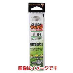 がまかつ Gamakatsu がまかつ 糸付 A1 渓流マッチョ 茶 4号 ハリス 0.4 11-666