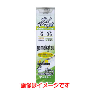 がまかつ Gamakatsu がまかつ 糸付 ナノヤマメ ナノスムースコート 7号 ハリス 0.6 11-986