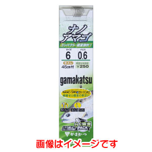 がまかつ Gamakatsu がまかつ 糸付 ナノアマゴ ナノスムースコート 5号 ハリス 0.6 11-987
