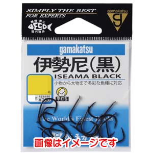がまかつ Gamakatsu がまかつ 伊勢尼 黒 10号 12-206