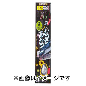 がまかつ Gamakatsu がまかつ うなぎ あなご仕掛 夜光仕様 13-4 UN-603