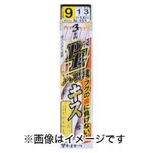 がまかつ Gamakatsu がまかつ PEハリスキス投仕掛 3本 7-1 N151 45873