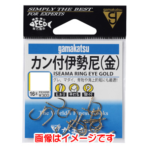 がまかつ Gamakatsu がまかつ カン付伊勢尼 金 11号 66-075