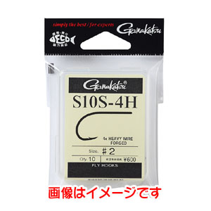 がまかつ Gamakatsu がまかつ S10S-4H 銀 6/0号 66-367
