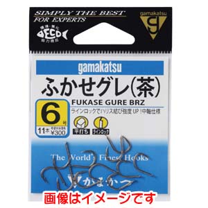 がまかつ gamakatsu がまかつ ふかせグレ 茶 6号 66-706