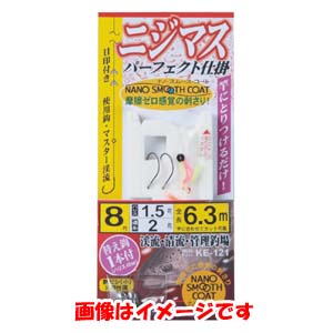 がまかつ Gamakatsu がまかつ ニジマス パーフェクト仕掛 ナノスムース 7号 ハリス 1 KE-121