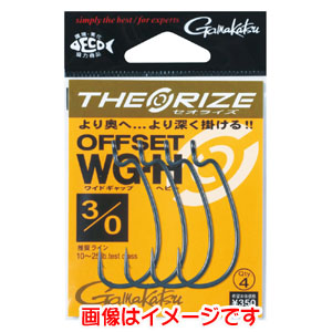 がまかつ Gamakatsu がまかつ セオライズ オフセット WG-H NSC 4/0号 68-618