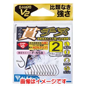 がまかつ Gamakatsu がまかつ G-HARD V2 貫チヌ F-NSB 1号 68-828
