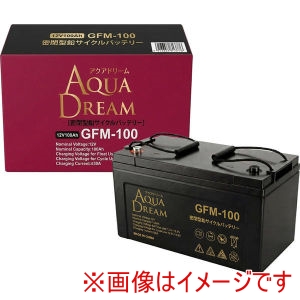AQUA DREAM AQUA DREAM GFM100 サイクルサービス 業務用 バッテリー GFM シリーズ 100Ah メーカー直送 代引不可 北海道沖縄離島不可