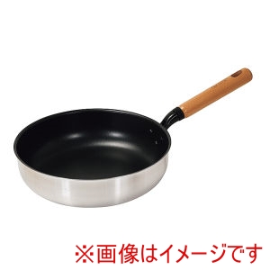 パール金属 パール金属 ファストクック プラス 2層鋼 ダイヤモンドコート 木柄 極深 フライパン 28cm HC-0892