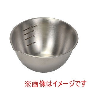 パール金属 Pearl パール金属 ベーシスライン ステンレス製 注ぎ口付き 調味料 ボウル 11cm 目盛付き HC-1193