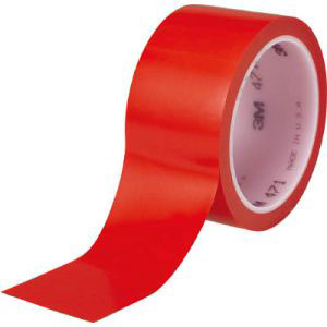 スリーエム 3M スリーエム 3M 471 RED 50×32 K 高機能ラインテープ 赤 50mm×32.9m 個装