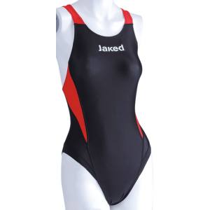 ジャケッド JAKED フットマーク 【Fina承認】 JAKED J‐ELASTICO ST ワンピース レッド 120 820040 FOOTMARK