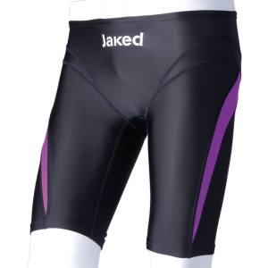 ジャケッド JAKED フットマーク 【Fina承認】 JAKED J‐ELASTICO ST ハーフスパッツ メンズ･ボーイズ 競泳用水着 パープル 120 820041 FOOTMARK