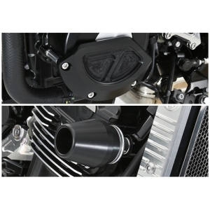 アグラス AGRAS アグラス 342-400-010B Rスライダー 3点SET φ60 BLK フレーム/ジェネレターB Z900RS 18 AGRAS