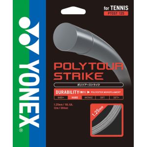 ヨネックス YONEX ヨネックス ポリツアーストライク 125 1.25mm アイアングレー PTGST125 405 YONEX
