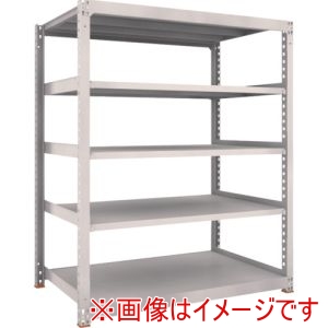 トラスコ中山 TRUSCO トラスコ中山 M5-5665SFC NG スチールラック M5型中量棚 1800×571×H1500 5段 単体 ネオグレー メーカー直送 代引不可 北海道沖縄離島不可