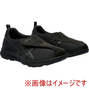 アシックス ASICS アシックス 1242A018 LIFEWALKER W018 ブラックxブラック 22.5cm