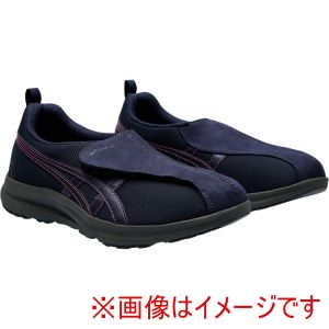 アシックス ASICS アシックス 1242A018 LIFEWALKER W018 ネイビーブルーxネイビーブルー 23.5cm