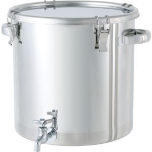 日東金属工業 日東金属工業 CTH-W-33 ステンレスタンク ストレート密閉タンク 蛇口付 25L メーカー直送 代引不可 沖縄離島不可