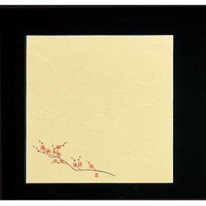 アーテック アーテック 5寸懐紙 四季の花 100枚入 梅 S5-3