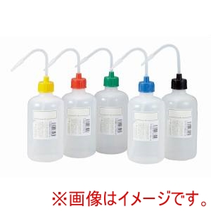 安元化成 安元化成 カラーキャップ洗浄瓶　NT洗瓶 細口 500mL レモンイエロー