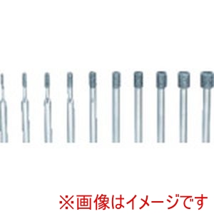 ナカニシ ナカニシ 15312 電着CBNバー アソートセット 10本入 軸直径3