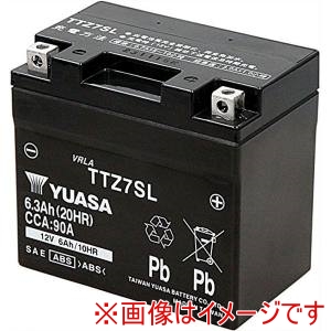 台湾ユアサ 台湾ユアサ TTZ7SL シールド型 バイク用バッテリー 液入充電済 メーカー直送 代引不可 北海道沖縄離島不可