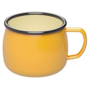 キャプテンスタッグ CAPTAIN STAG キャプテンスタッグ BBQ用 ホーローマグカップ イエロー 400ml UH503