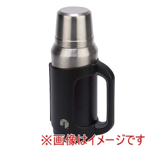 キャプテンスタッグ CAPTAIN STAG キャプテンスタッグ HD ダブルステンレス ボトル 1500 中空カップ ブラック UE-3642
