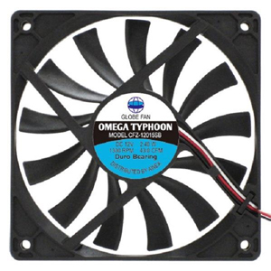 アイネックス AINEX アイネックス CFZ-12015SB OMEGA TYPHOON 120mm 薄型超静音タイプ AINEX