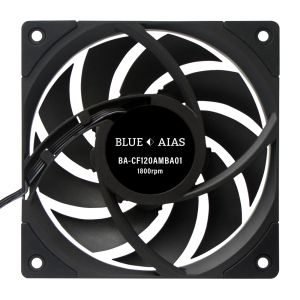 アイネックス AINEX アイネックス BA-CF120AMBA01 銅軸FDBケースファン 120mm 静音 高耐久PWMタイプ 1800rpm